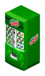 Mountain Dew Vending Machine