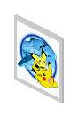 If you love Pokmon, then this is the picture for you! The poster depicts Pikachu, Pichu, and a Pokemon Jet.