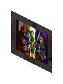 For those Zelda and Link fans, hang up the logo of your favorite console game on the walls of your treehouse. Matching character picture also available. (in pack)